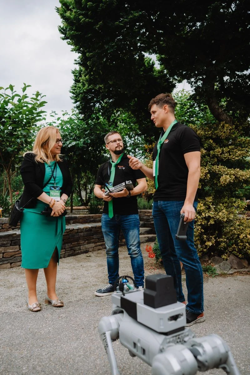 Conversations with business leaders help connect robotics capabilities with real operational needs.