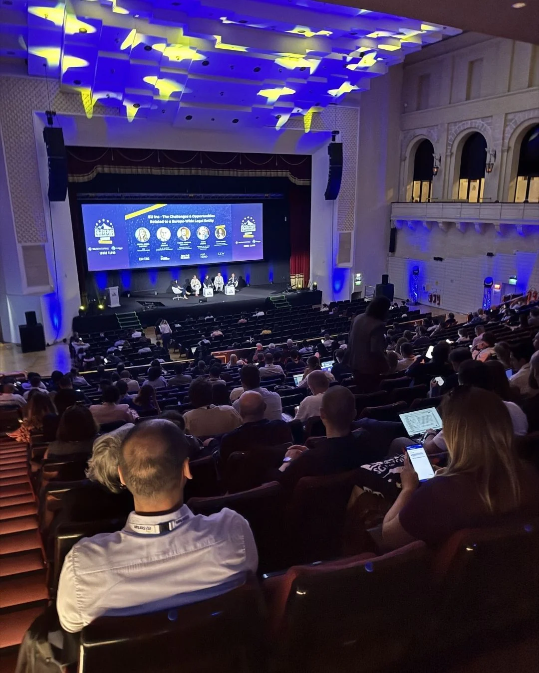 A conference session at the EU-Startups Summit