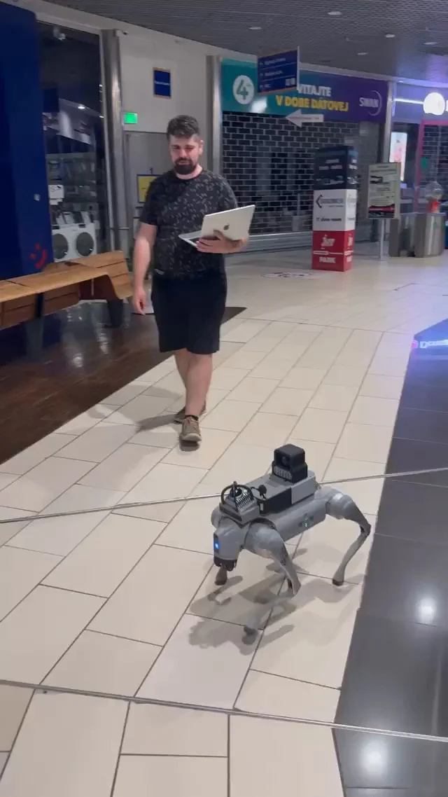 Original footage from our autonomous indoor navigation test in Košice, Slovakia (9 June 2026).
